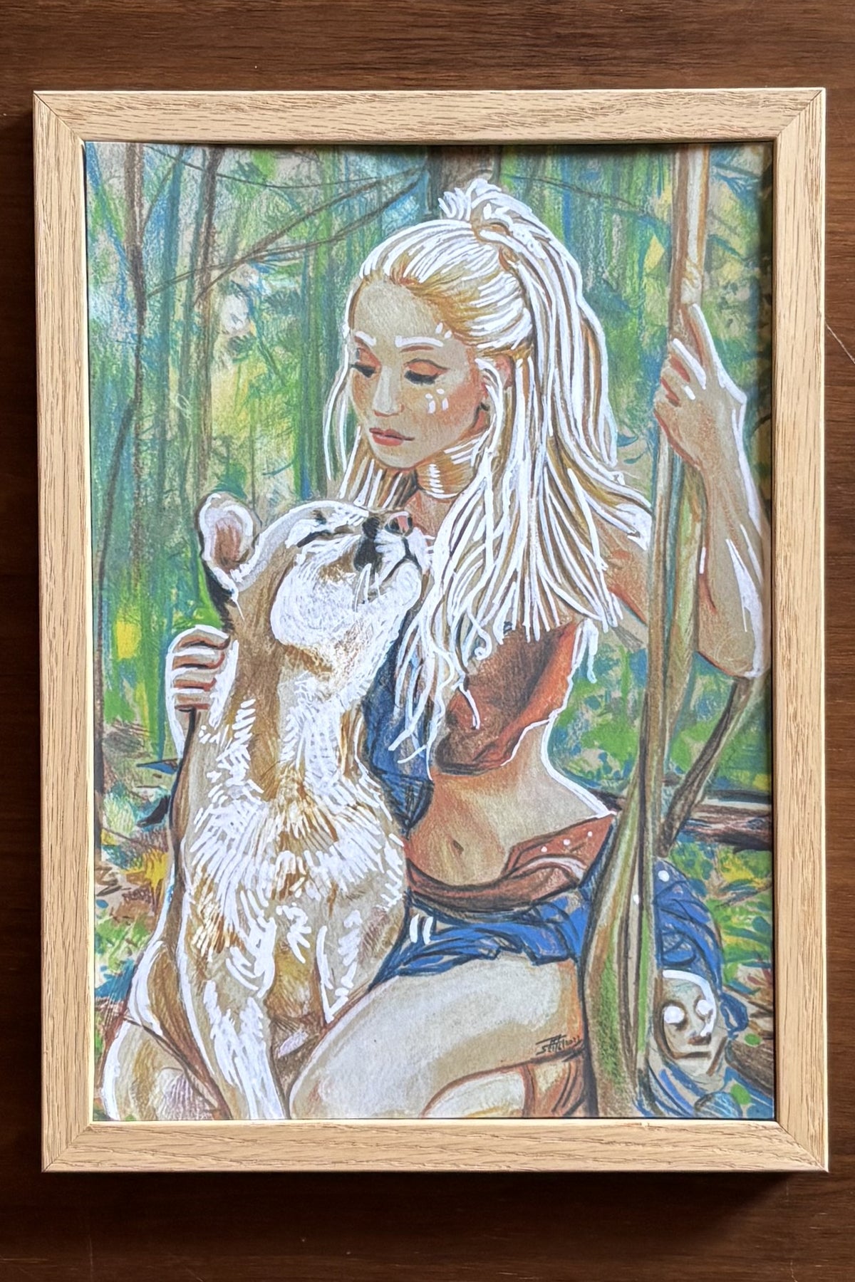 Tableau Lady's wild A5