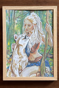 Tableau Lady's wild A4